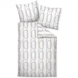 Постельное белье «Жанин» J. D.87092 07 135X200,80x80", на молнии Janine, цвет kaffee mondstrahl