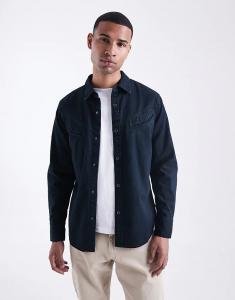 Джинсовая рубашка Levi's в стиле вестерн, цвет: черный