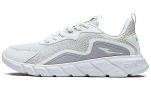 Легкие и износостойкие мужские низкие кроссовки для бега бело-серые Erke