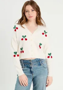 Кардиган kurze bestickte Cache Cache, Ecru