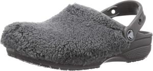 Мужские сабо Crocs Classic Fuzz Mania, серый