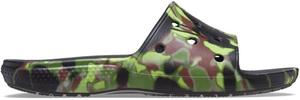 Женские сандалии Crocs Classic Camo Slide, Spray Camo