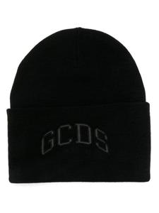 Шапка-бини с логотипом GCDS Lounge, черный