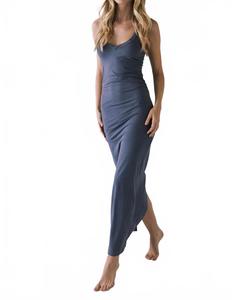 Платье миди Bliss серого/черного цвета Chaser, серый/черный