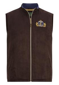 Стеганый жилет DUKE LEEVI Charles Colby, коричневый
