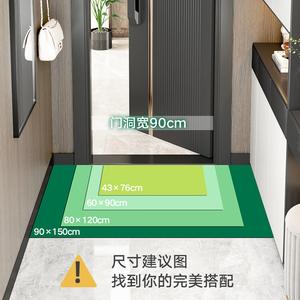 Dajiang Ковер 80х120 см для прихожей, шерстяной, люксовый, противоскользящий, Lubei - Cloud Gray