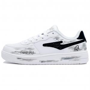 Erke Нескользящие, износостойкие, дышащие низкие кроссовки для скейтбординга, мужские, белые, черные