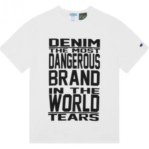 Denim Tears Футболка Champion Unisex White