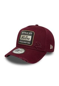 Бейсболка New Era PATCH WASH E-FRAME, Wine/Black