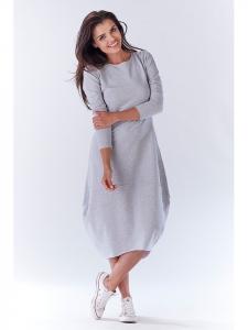 Длинное платье Awama, серый