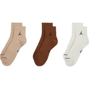 Носки Йордан унисекс 3 пары смешанные цвета (умбра+коричневый+белый)