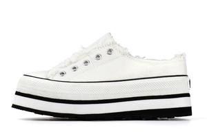 Холщовые кеды женские с низким верхом Iijin, белый