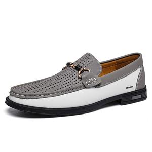 BAKE Мужские повседневные кроссовки низкие зеленые с серыми вырезами, цвет Gray Cut-Out