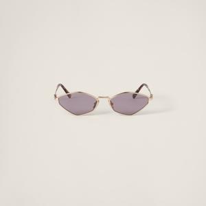 Солнцезащитные очки Miu Miu с логотипом, фиолетовый