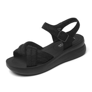 Сандалии с одним ремешком женские Cigna, Black