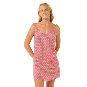 Платье Rip Curl Cala Mayor Mini Tie sleeveless short, розовый
