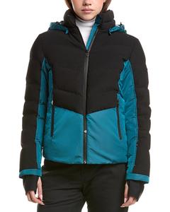 Пуховик с открыткой Post Card, черный