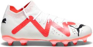 Футбольные бутсы PUMA Future Pro для мужчин, шипованные, для твердого поля и газона - розовые, белые