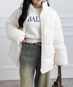 Вельветовая стеганая верхняя одежда