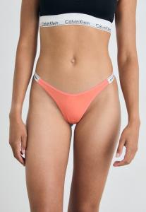 Трусы Calvin Klein Underwear DIPPED STRING THONG ICON LOGO, Coral