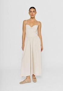 Платье макси BONNIE OYSTER RESIDUS, бежевый