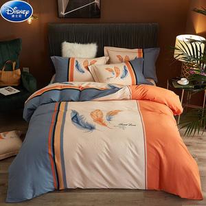 Disney Комплект постельного белья 4 предмета, простыня, пододеяльник 200x230 см, цвет 28