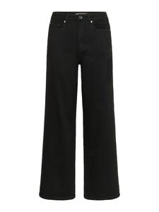 Джинсы с широкими штанинами Kaffe KAmeadow, Black Denim