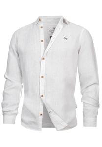 Рубашка на пуговицах классического кроя Kronstadt Ayers, белый