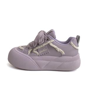 City camel Дышащие женские скейтерские кеды без подкладки фиолетовые, цвет Unlined Shoes Purple