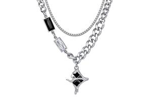 Титановая стальная цепь унисекс ENFANTIN, серебро