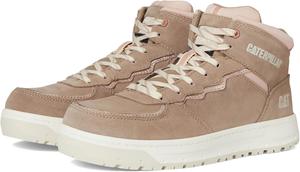 Женские ботинки CAT Footwear Streamline Court Mid с композитным носком, бежевый