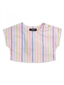 Блузка в полоску Versace Kids, розовый