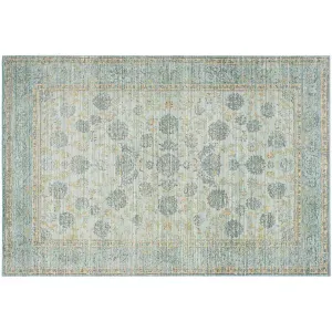 Ковер с цветочным рисунком в рамке Valencia Antonia Safavieh, синий, 244x305 см