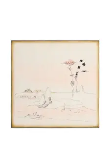 Платок с принтом Lemaire, бежевый