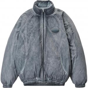 Утепленная спортивная куртка Alexander Wang, светлый серый