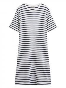 Платье до колена Marc O'Polo, белый/темно-синий