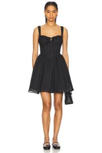 Мини-платье Esra Bardot, black