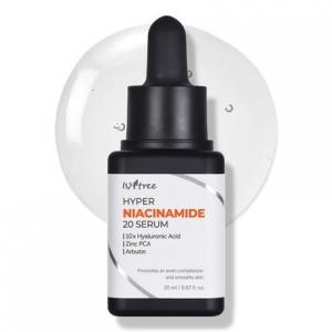 Сыворотка Hyper Niacinamide 20 20 мл с 10-кратной концентрацией гиалуроновой кислоты — помогает сузить расширенные поры и выровнять тон кожи Isntree