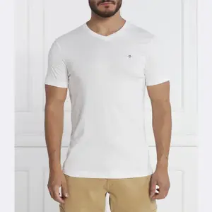 Облегающая футболка Gant, белый