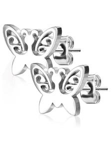 Bungsa Серебряные серьги-гвоздики