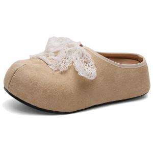 N6N8 Женские закрытые тапочки экрю, цвет Ecru