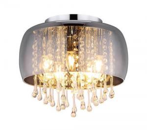 Потолочный светильник Globo, 35x28 см, прозрачный/хром