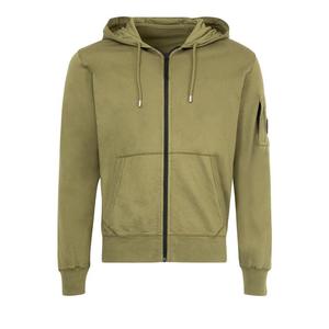 Толстовка C.P. Company Light Fleece Hooded Full Zip Sweatshirt, Capers
