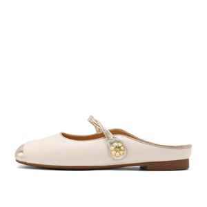 Мюли женские с закрытым носком женские Belle, цвет Apricot