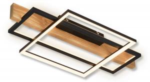 Светодиодный потолочный светильник Briloner 3839014, черный - абс - 30 x 8 x 55 см