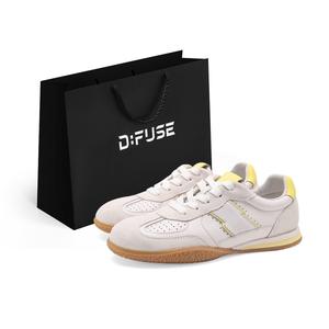 D:FUSE SCANDINAVIA D FUSE SCANDINAVIA устойчивые к истиранию увеличивающие рост низкие скейтбордные кроссовки женские экрю/желтый, цвет Ecru/Yellow