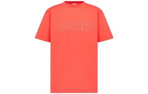 Футболка мужская оранжевая Dior, оранжевый