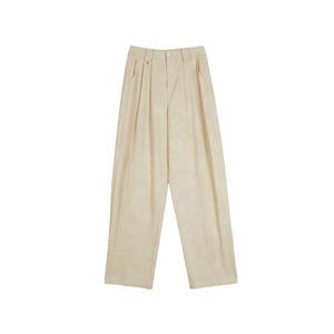 ELLE Повседневные брюки женские Beige Yellow