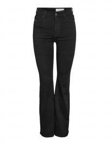 Noisy may Джинсы клеш 'NMWENDIE' в черном дениме