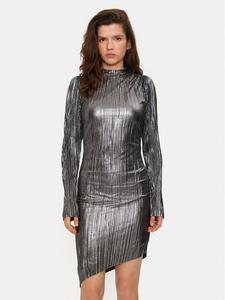 Коктейльное платье стандартного кроя Bruuns Bazaar, серебряный